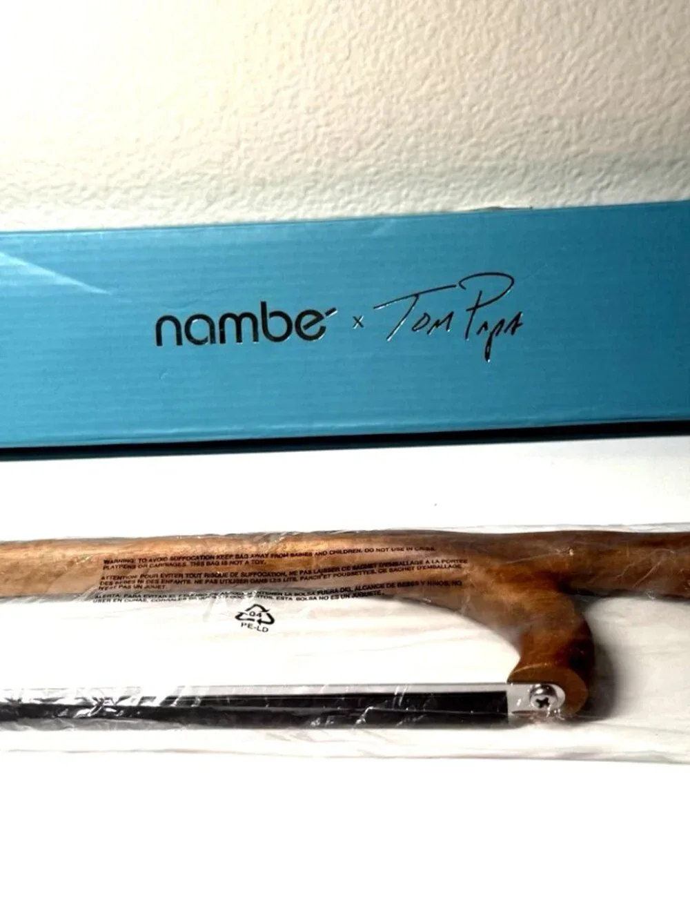 Nambé x Tom Papa Breaking Bread Serrated Knife - Long 17